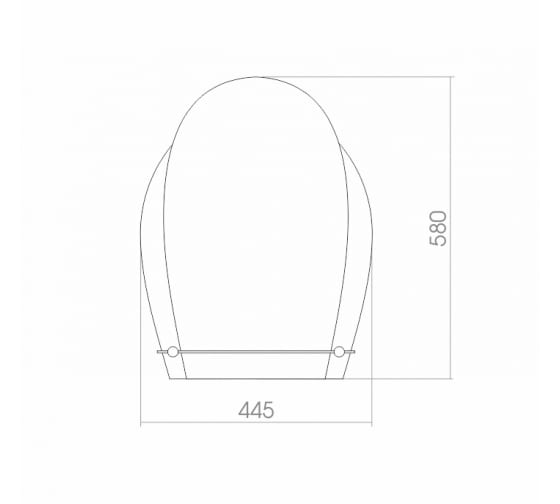 ЗеркалоДЕЛЬФИН445580сполMixline36