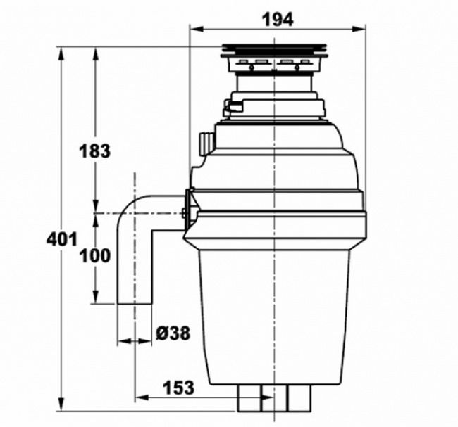 ИзмельчительпищевыхотходовZorgZR75D