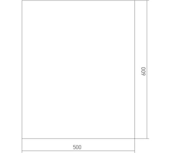 ЗеркалоПрямоугольник500600Mixline56